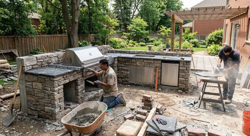 Outdoor Kitchen Renovation in Charleston, SC